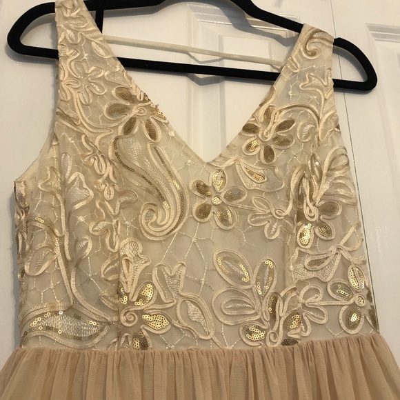 NWT Ark & Co Floral Sequins Dress - Picture 6 of 16